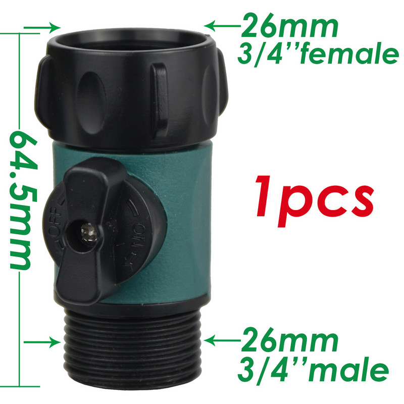 KESLA Quick Connector Valve ЕВРО 3/4 инча мъжка резба Адаптер за тръба за маркуч за градински тръби Инструменти за система за капково напояване