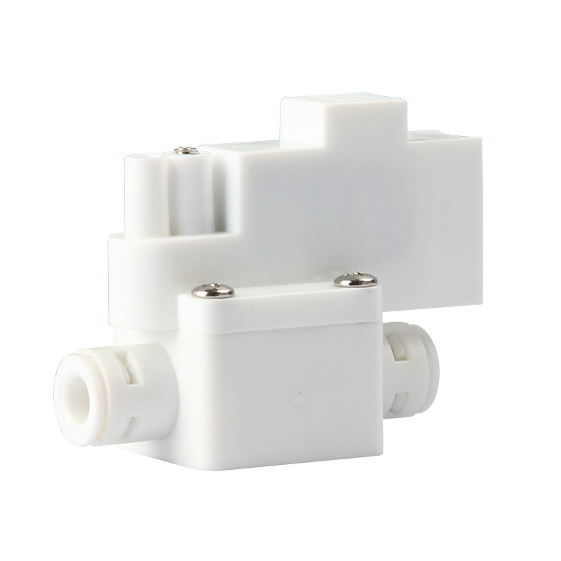 RO Пластмасов клапан за вода 4-пътен 1/4" OD маркуч Бързо свързване Reveser Осмоза Монтаж за аквариум Домашна градина Тръбни съединители