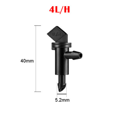 20Pcs Flag Drip Dripper Micro Drip Irrigation Steady Flow Compensating Emitters Garden Greenhouse Plant Bonsai Πότισμα