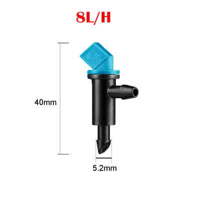 20Pcs Flag Drip Dripper Micro Drip Irrigation Steady Flow Compensating Emitters Garden Greenhouse Plant Bonsai Πότισμα
