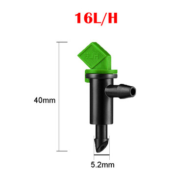 20Pcs Flag Drip Dripper Micro Drip Irrigation Steady Flow Compensating Emitters Garden Greenhouse Plant Bonsai Πότισμα