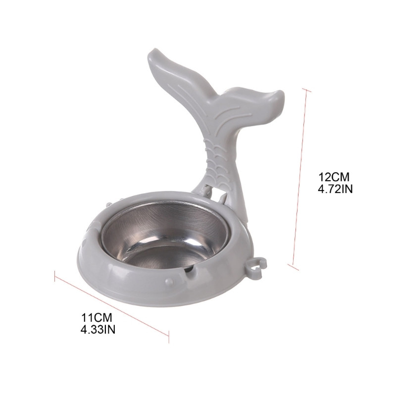 Стенен пепелник във формата на кит Тоалетна Аксесоар за инструмент за цигари Домашен офис