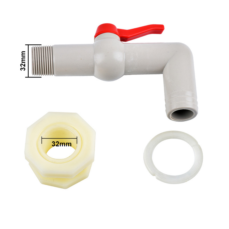 1" външна резба ABS пластмасов конектор за резервоар за вода Аксесоари за аквариум Напоителна система Превключвател на резервоар за вода Кранове