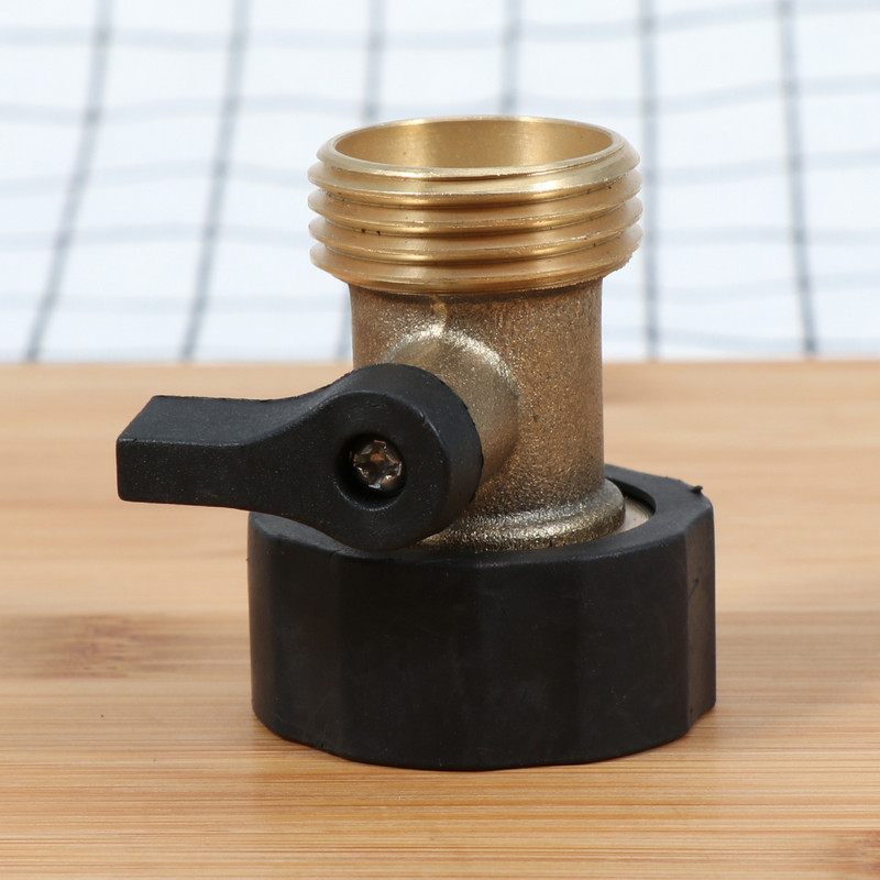 Тежък маркуч Водни части Съединител за спирателен вентил 3/4 Входяща резба Месингова градина