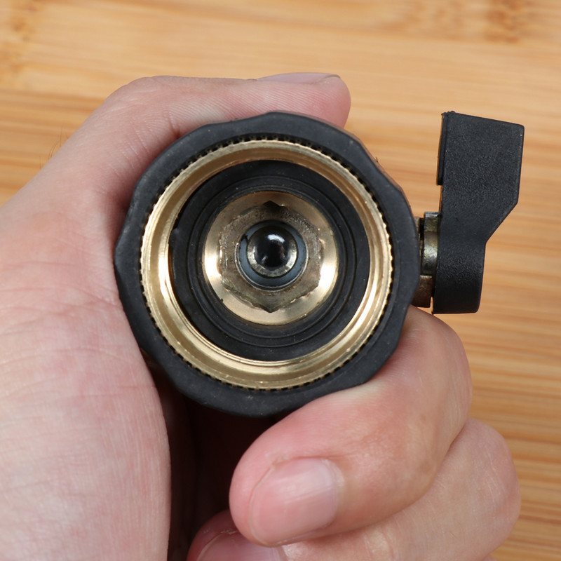 Тежък маркуч Водни части Съединител за спирателен вентил 3/4 Входяща резба Месингова градина