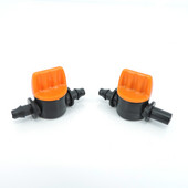 4/7 mm-es 6 mm-es tömlő vízszelep Kerti automatikus csepegtető öntözés csatlakozó rendszer 1/4" mini cső öntözés szöges kapcsoló vezérlő szerelvények o