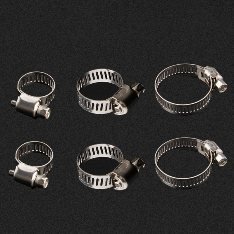 Stezaljka Stezaljke za crijevo Kartica za pričvršćivanje za cijev za vodu Cijev za gorivo Vrtni dijelovi Vodovod nehrđajući čelik 10-29 mm 20 kom Konektor