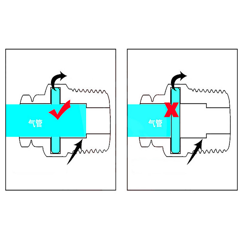 месингов метален пневматичен бърз съединител 4-6 6-8 6-10 8-10 8-12 10-12 mm въздушна тръба с високо налягане бърз съединител конектор за маркуч за вода