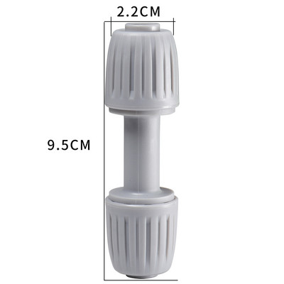 16 mm-es 1/2`` PE cső reteszelt csatlakozó Záróanyák Kerti vízcsatlakozó cső 4/7 mm-es tömlőszerelvények Kert Mezőgazdaság öntözőcsatlakozó