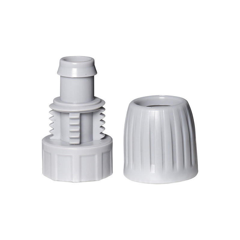 16 mm 1/2'' PE тръба Заключен съединител Фиксиращи гайки Съединителна тръба за градинска вода 4/7 mm Фитинги за маркуч Градинско земеделие Напоителна връзка