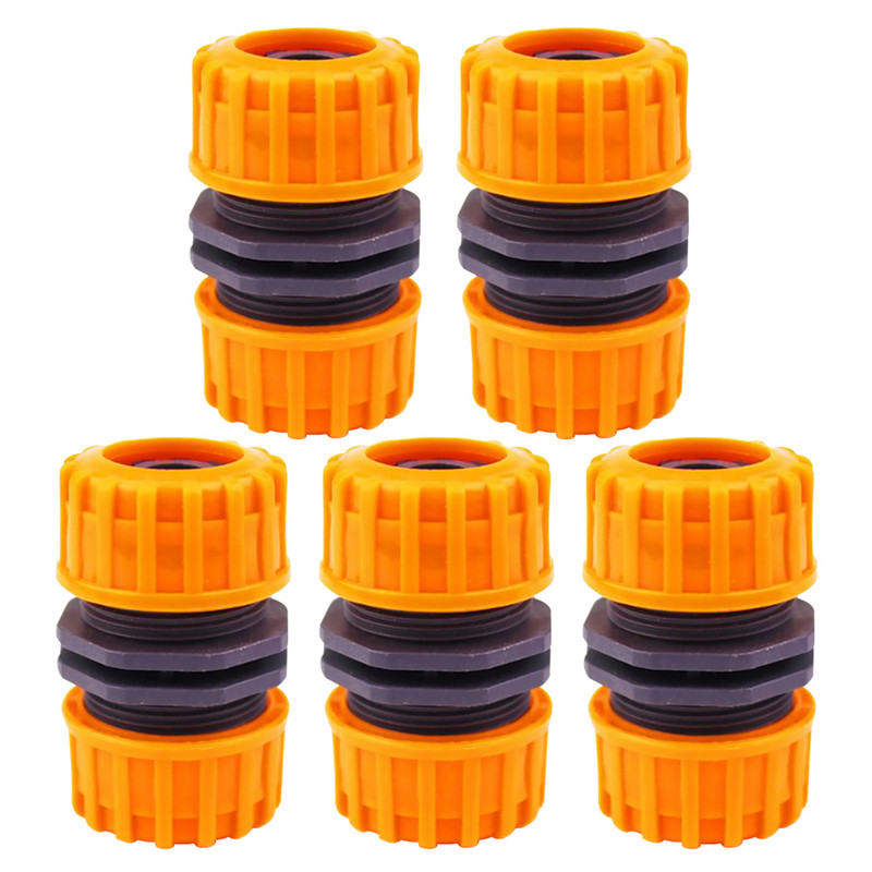 5 x Съединител за маркуч 1/2" Адаптер за удължен ремонт на градинска дърводелка Mender