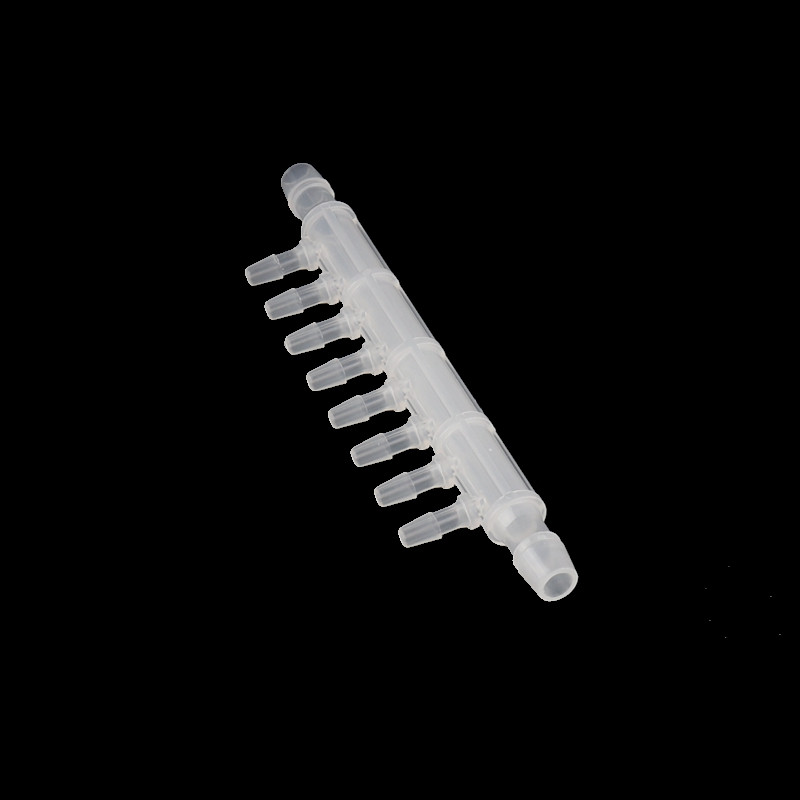 5 бр. 8*4 мм десетпосочни съединители Маркуч за въздушна помпа Фитинги за аквариум Съединения за аквариум Висококачествени PP адаптери за пагоди