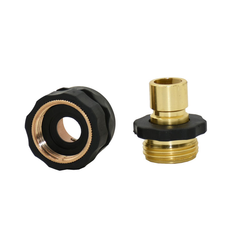 Θηλυκό 3/4 έως 3/4 αρσενικό ορείχαλκο Γρήγορη υποδοχή Βρύση κήπου Αφαιρούμενη με σπείρωμα Εξαρτήματα άρδευσης σταγόνων 1 τεμ.