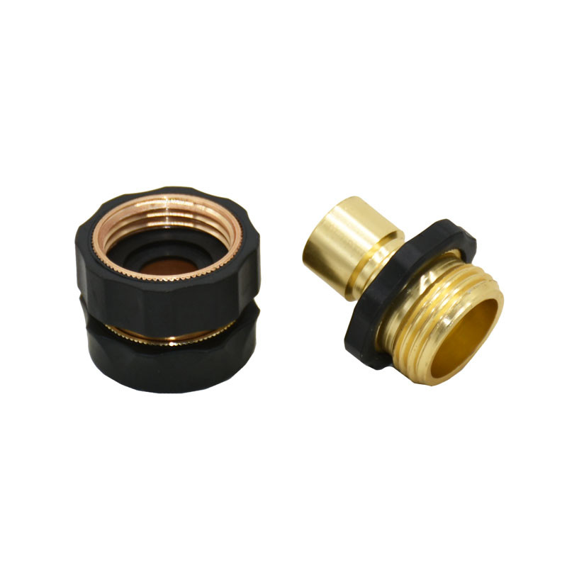 Θηλυκό 3/4 έως 3/4 αρσενικό ορείχαλκο Γρήγορη υποδοχή Βρύση κήπου Αφαιρούμενη με σπείρωμα Εξαρτήματα άρδευσης σταγόνων 1 τεμ.