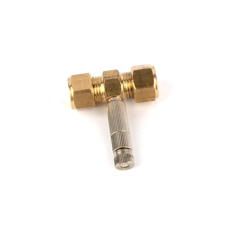 1 τμχ Εσωτερική διάμετρος 9,5 mm ορείχαλκος μονός προσαρμογείς ψεκασμού Σωλήνας νερού κήπου Ευθύς σύνδεσμος ορείχαλκος υψηλής πίεσης