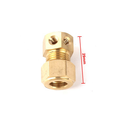 1 db belső átmérő 9,5 mm fém csatlakozó 60/120/180 fokos sárgaréz dupla spray zöld hüvelykujj nagynyomású mikroköd illesztések