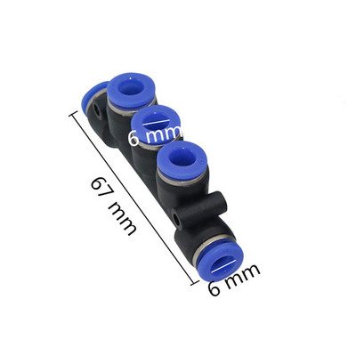 6mm/8mm 5-utas csúszózár Gyors kerti csatlakozók Tájipari Öntözés Porlasztás Párásító csőcsatlakozó 10db