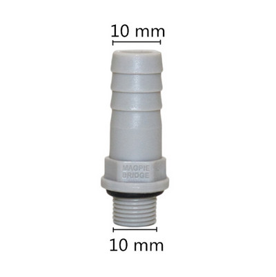 Műanyag-acél 1/8" menetes egyenes csatlakozó akváriumi légszivattyú csatlakozó akvárium csőcsatlakozó mezőgazdasági szerszámok cső 3 db