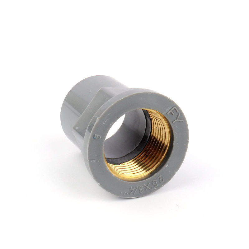 1 бр. 20*1/2"25*1/2"25*3/4"32*3/4"32*1" Намален прав PVC конектор Cooper вътрешна резба Сиви тръбни фитинги Градинско напояване