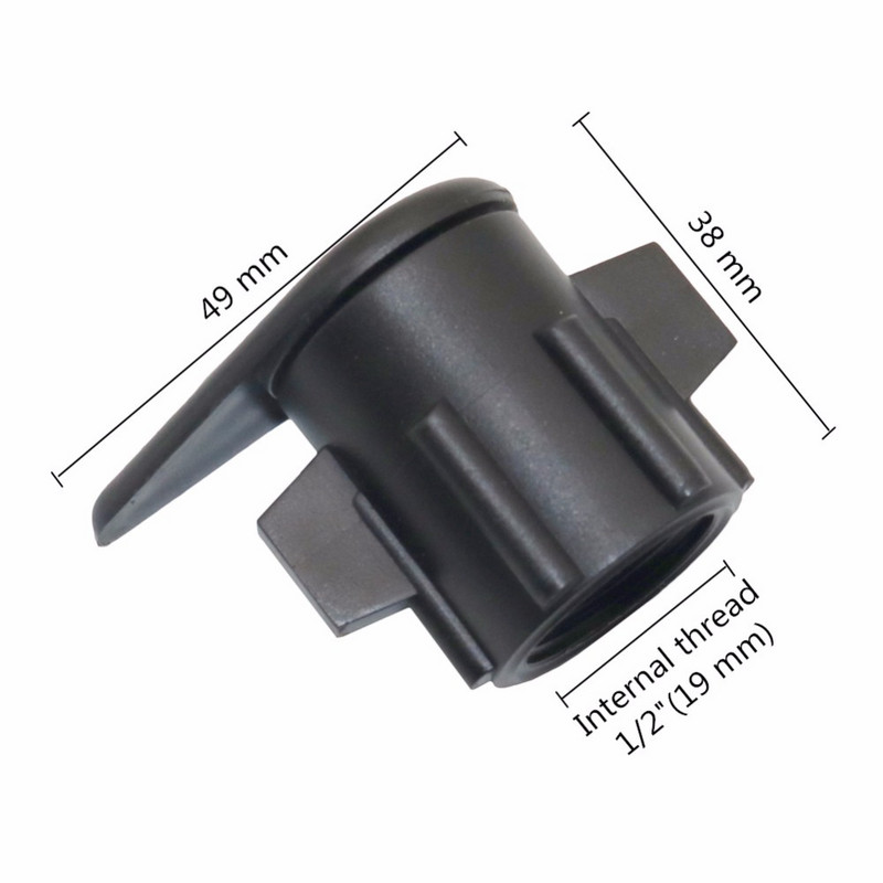 2 бр. Layflat 3/8' * 1/2' конектор за стартиране Капкова лента Фитинг за напояване pvc тръба бърз конектор Конектори за маркуч за вода