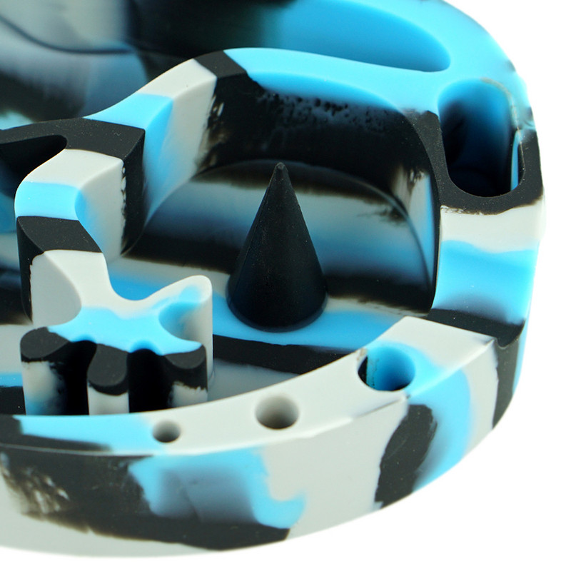 1 бр. Силиконов държач за тава за пепелник Lizard, бездимни пепелници