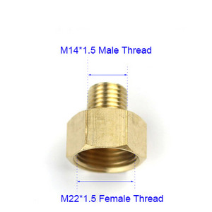 Ψεκαστήρας Agriculture 1/2" 1/4" Χάλκινος σύνδεσμος M14*1.5 M18 M22 σωλήνας άρδευσης ομίχλης ψεκαστήρα Ακροφύσιο προσαρμογέα βιδωτή σύνδεση σπειρώματος