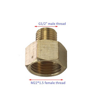 Ψεκαστήρας Agriculture 1/2" 1/4" Χάλκινος σύνδεσμος M14*1.5 M18 M22 σωλήνας άρδευσης ομίχλης ψεκαστήρα Ακροφύσιο προσαρμογέα βιδωτή σύνδεση σπειρώματος