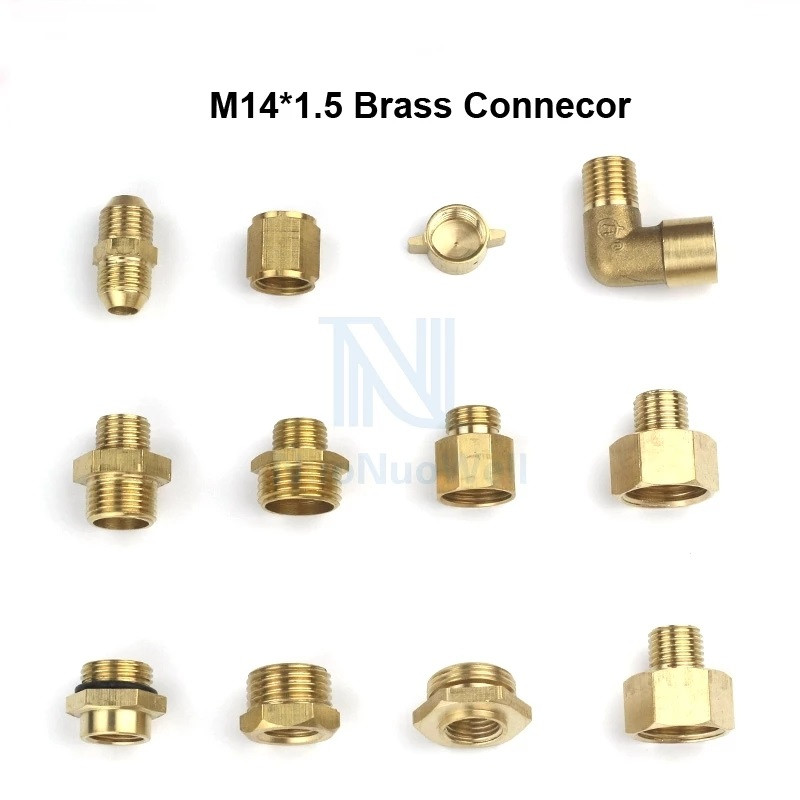 Mezőgazdasági permetező 1/2" 1/4" réz csatlakozó M14*1,5 M18 M22 cső öntözőköd sprinkler fúvóka adapter csavar menetes csatlakozás