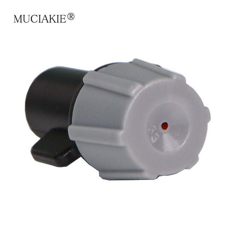 20PCS Регулируем градински капково напояване Дюзи за замъгляване Капково напояване Пръскачка Разпръскваща пръскачка с конектор за тройник