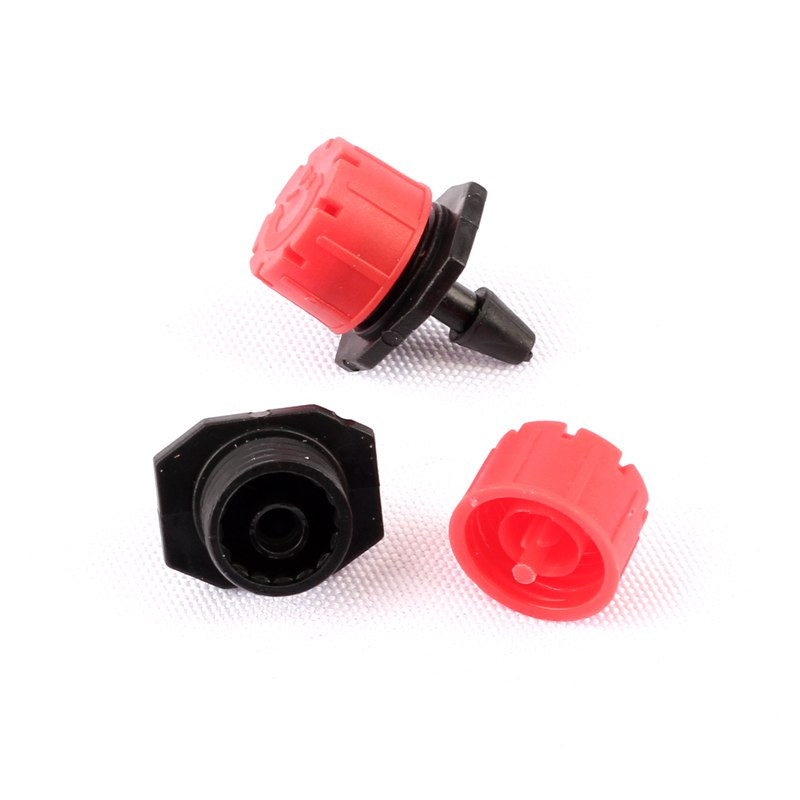 50 бр. 8 дупки капкови излъчватели регулируема напоителна бодлива капкова глава за микро напояване на ферма капкова система капкообразуваща тръба 4/7 mm