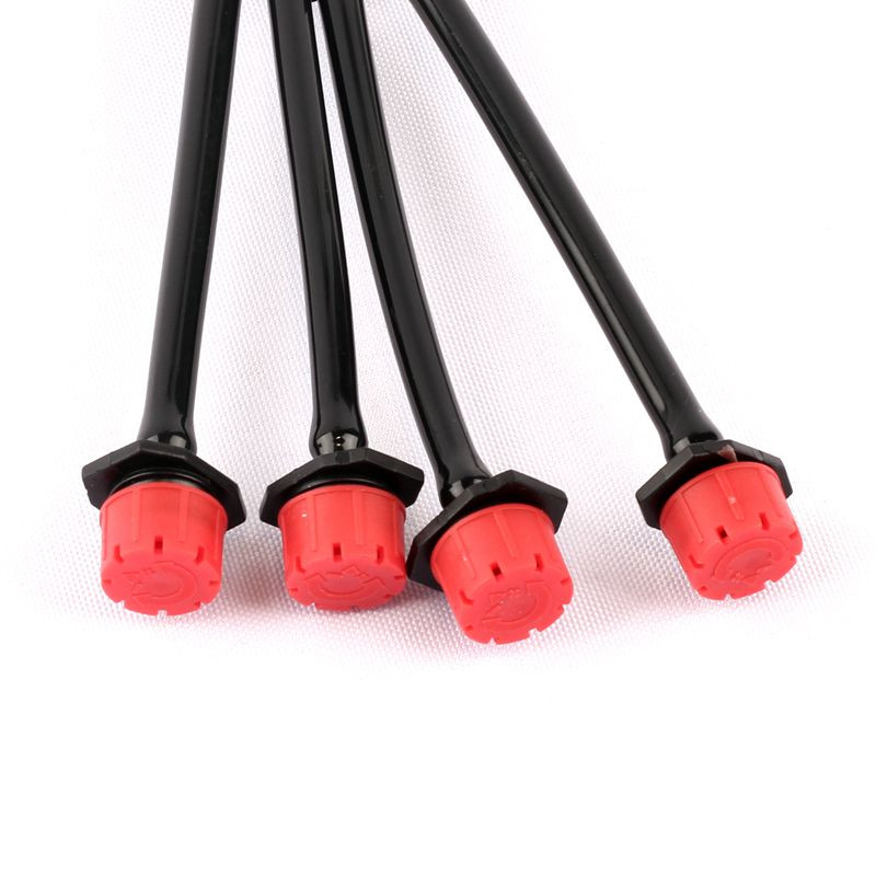 50 бр. 8 дупки капкови излъчватели регулируема напоителна бодлива капкова глава за микро напояване на ферма капкова система капкообразуваща тръба 4/7 mm