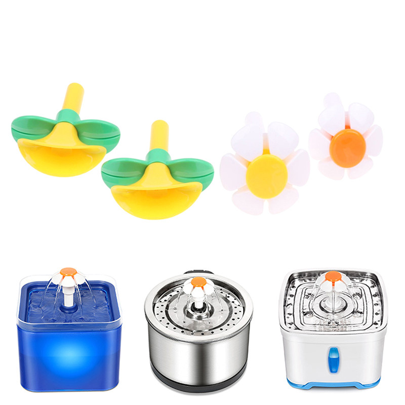 1db rozsdamentes acél felső vízadagoló forrásszűrők macskáknak Szökőkút csere virág fúvókafej kutyáknak kerek köbös