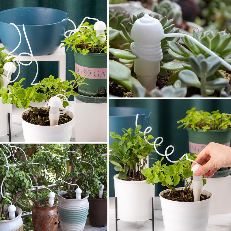 1 бр. 2 бр. Керамичен шип за самонапояване Автоматично капково напояване на растения Воден стълб Саксия Корен на цвете Устройство за дълбоко капково поливане