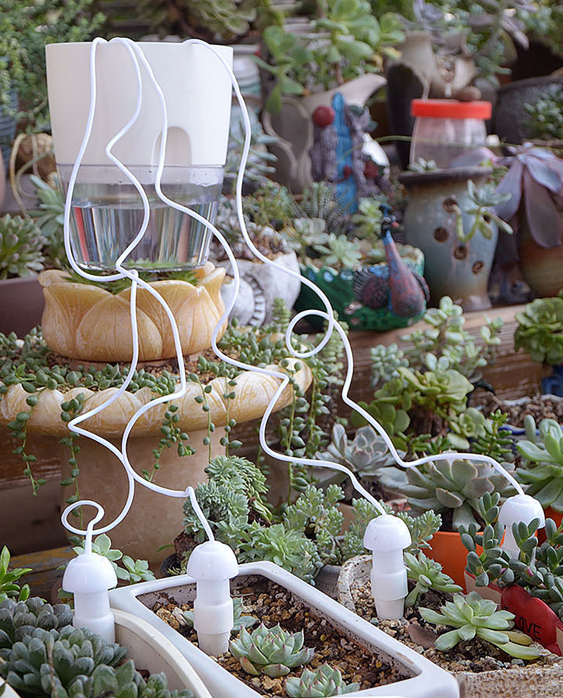 1 бр. 2 бр. Керамичен шип за самонапояване Автоматично капково напояване на растения Воден стълб Саксия Корен на цвете Устройство за дълбоко капково поливане