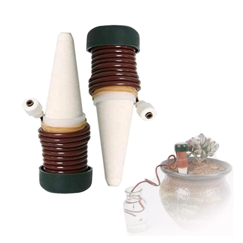 2бр. Автоматична поилка за растения Градински конус Поливни шипове Външно стайно растение Цвете Самополивна напоителна саксия Поливане