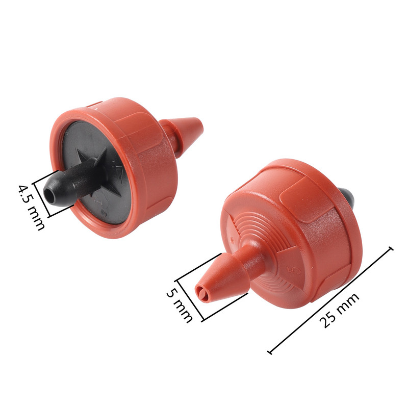2L 4L 8L Nyomáskompenzáló Emitter Automatikus Nyomás Kiegyenlítő Szabályozó Kerti Öntözés Állandó áramlású csepegtető 30 db