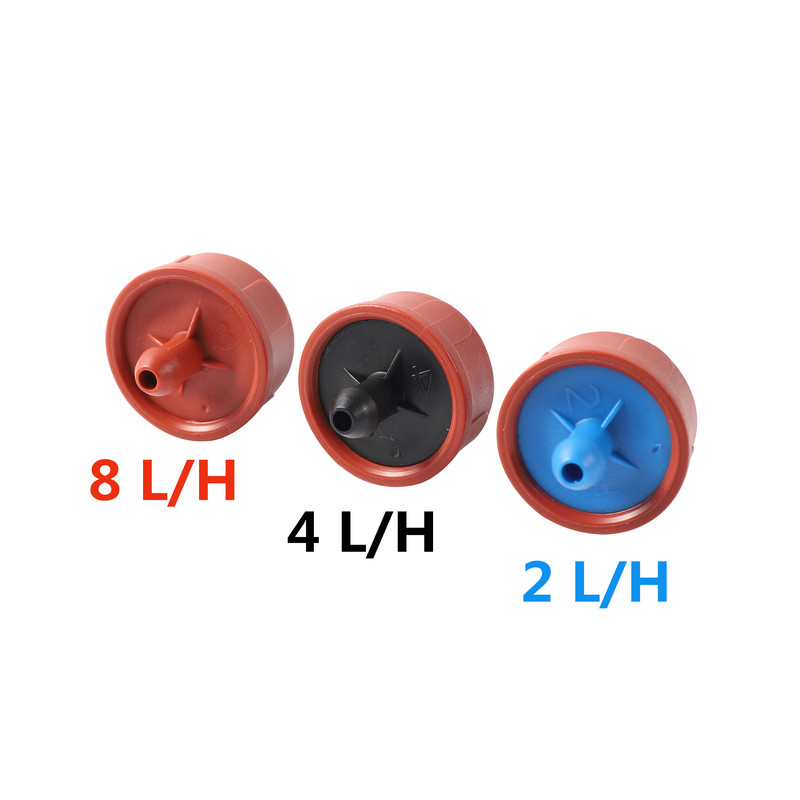 2L 4L 8L Nyomáskompenzáló Emitter Automatikus Nyomás Kiegyenlítő Szabályozó Kerti Öntözés Állandó áramlású csepegtető 30 db