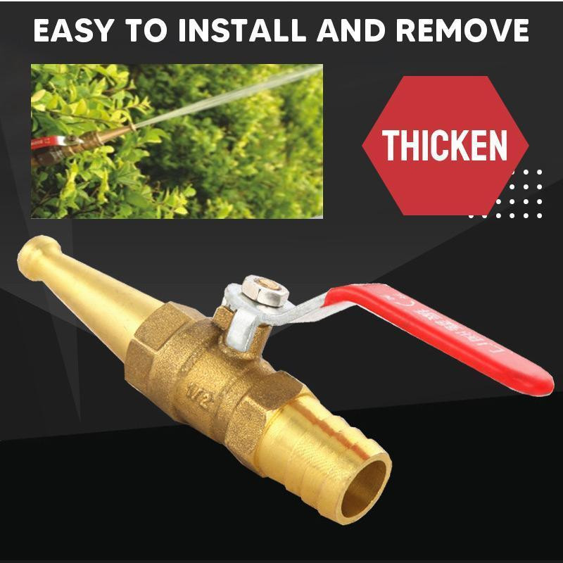 Χάλκινο πιστόλι νερού υψηλής πίεσης Πιστόλι χαλκού νερού υψηλής πίεσης Διακόπτης ψεκαστήρα σωλήνα αυτοκινήτου Πότισμα Κήπος Σωλήνας νερού πυρόσβεσης