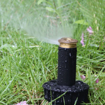 90/180/360 градуса въртяща се чиста медна спрей автоматична изскачаща телескопична дюза за трева инструменти за напояване в градината