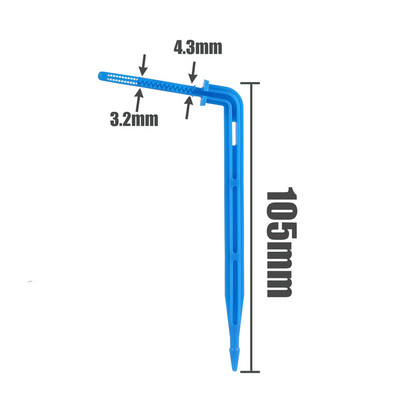 Curved Arrows Emitter Agriculture Σύστημα άρδευσης θερμοκηπίου Drippers for 3/5 mm Hose Garden Sprinklers injector 40 τμχ
