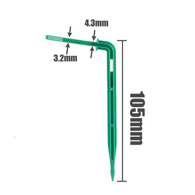 Curved Arrows Emitter Agriculture Σύστημα άρδευσης θερμοκηπίου Drippers for 3/5 mm Hose Garden Sprinklers injector 40 τμχ