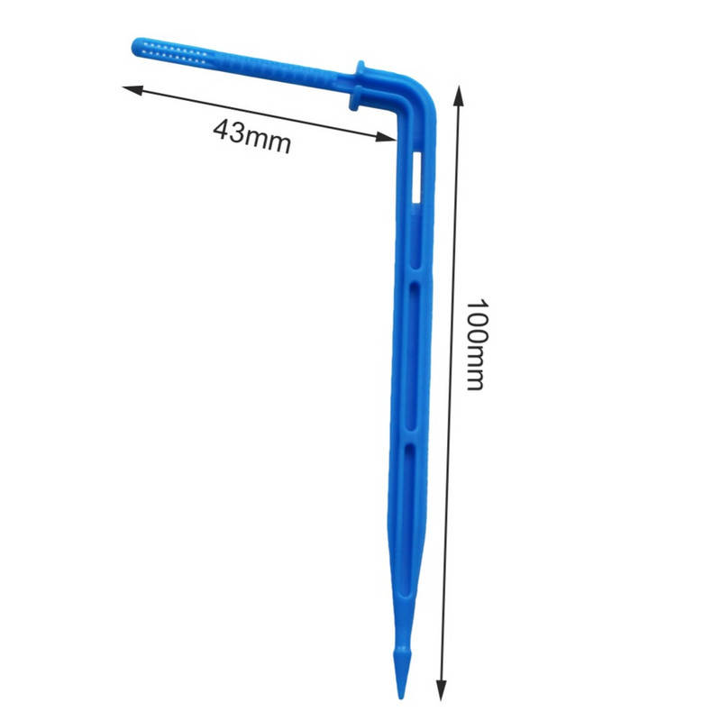 Curved Arrows Emitter Mezőgazdaság Üvegházi öntözőrendszer Csepegtetők 3/5 mm-es tömlőhöz Kerti locsolók injektorhoz 40 db