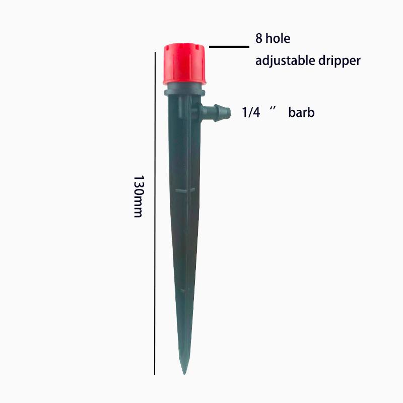 5 db öntözőfúvóka 8 lyukú, állítható csepegtető csepegtető öntözőszerelvények kerti cserepes növények szerszámok csatlakozók