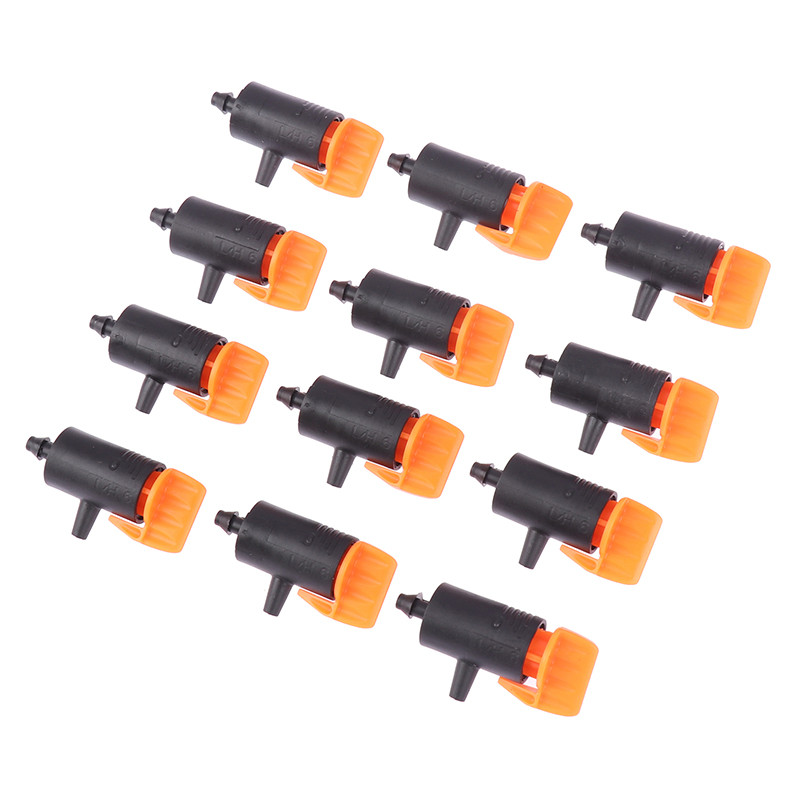 10 db mikro csepegtető öntözőrendszer kerti növények öntözőrendszere, állítható csepegtető nyomás kompenzált csepegtetőszerszám