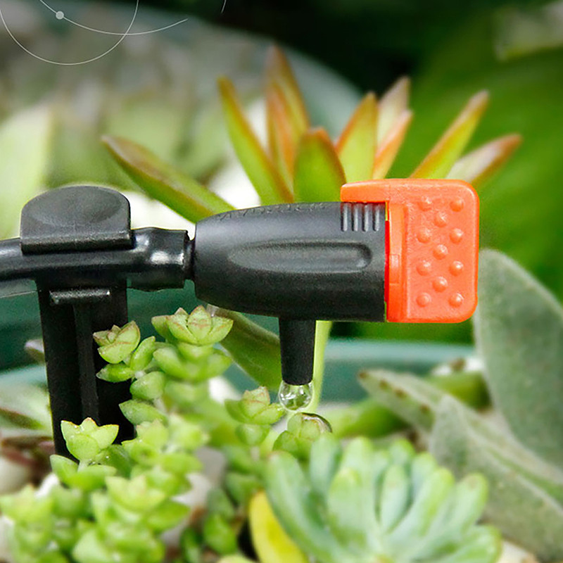 10 db mikro csepegtető öntözőrendszer kerti növények öntözőrendszere, állítható csepegtető nyomás kompenzált csepegtetőszerszám