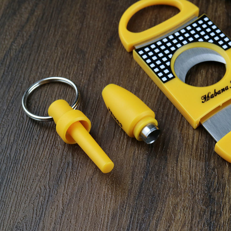 Инструменти за пури Комплект от 4 части Ножици за пури Перфоратор Поставка за пури Аксесоари за пури