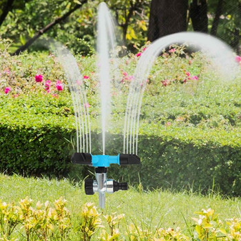 Εκτοξευτήρες νερού κήπου Περιστροφή 360 μοιρών Ψεκαστήρας νερού για παιδιά Παίξτε γρασίδι Πότισμα ψεκαστήρα κήπου