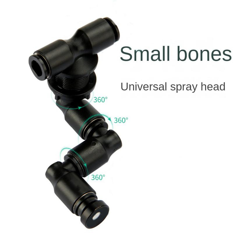 Láthatatlan Stablizáló Spray Atomize Kis forgatható Omnidirectional univerzális fém öntözés Könnyen telepíthető locsoló kisállat