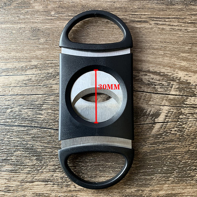 32 mm-es nagy szivarvágó nagy rozsdamentes acél pengék szivarguillotine karácsonyi szivarolló szivarajándékhoz