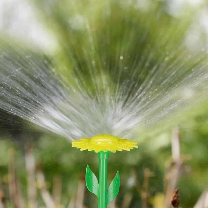 Automatikus kerti öntöző fűlocsolók Virág formájú pázsit öntöző locsológép Túlpermetezés elleni kerti öntöző az udvarra